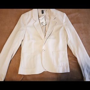 H&M Small Cream White Blazer *nwt*